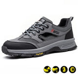 Steel Toe Shoes for Men Women Work Sneakers Safety Indestructible Comfortable Lightweight Breathable Puncture Proof for Constructions