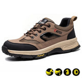 Steel Toe Shoes for Men Women Work Sneakers Safety Indestructible Comfortable Lightweight Breathable Puncture Proof for Constructions