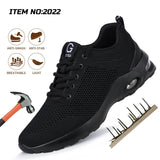 Lightweight Safety Shoes Proof Resistant Work Sneaker for Industrial and Construction Steel Toe Shoes for Men
