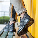 Waterproof Steel Toe Shoes for Men Women Lightweight Slip Resistant Comfortable Safety Work Sneakers Construction