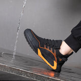 Steel Toe Shoes for Men Lightweight Work Safety Sneakers Comfortable Puncture Proof for Industrial Coustruction