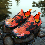 Water Shoes Mens Womens Beach Swim Shoes Quick-Dry Socks Pool Shoes for Surf Yoga Water Aerobics-Orange