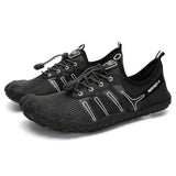 Water Shoes Women Men Quick Drying Swim Beach Aqua Shoes for Water Sport Diving Hiking Sailing Travel - Black / 5.5 B(M)US Women/ 4 D(M)US Men=EU36