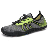 Water Shoes Mens Womens Sports Quick Dry Barefoot Diving Swim Surf Aqua Walking Beach - light gray / 5.5 B(M)US Women/ 4 D(M)US Men=EU36
